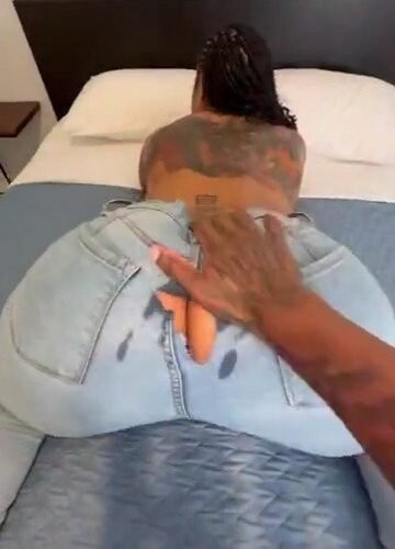 He ripped her jeans open and fucked her torn jeans