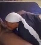 Beautiful Nigerian Lady blowjob ends with cumshot