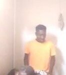 Cum in black Nigeria pussy after hard sex in small place